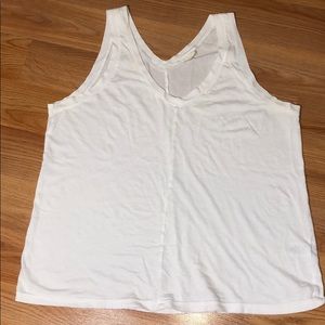 White tank top